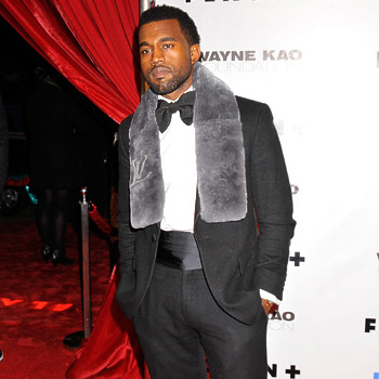 Kanye West in Fur