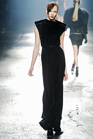 Lanvin Long Black Dress