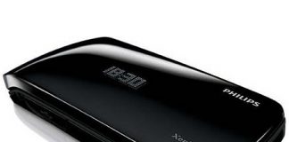 Stylish Clamshell Cell Phone Philips Xenium X530