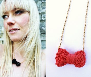 Knitted Jewelry and Accessories by Emmanuelle Esther