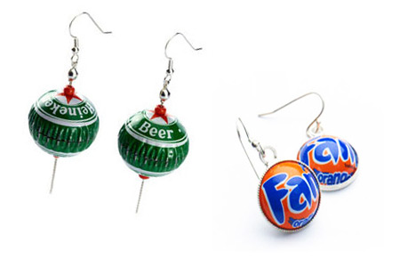 Bottle Caps Earrings