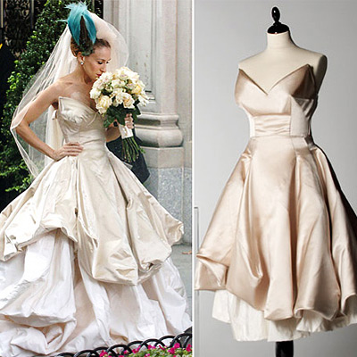 Carrie Bradshaw Wedding Gown by Vivienne Westwood Sold Out | Fashion ...