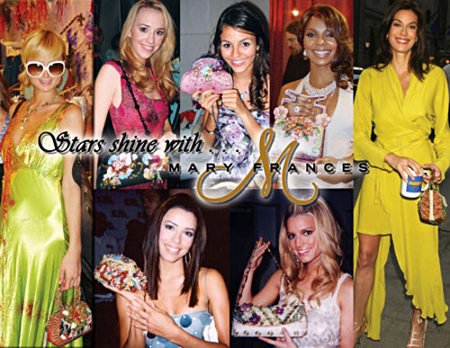 Celebrities with Mary Frances Handbags