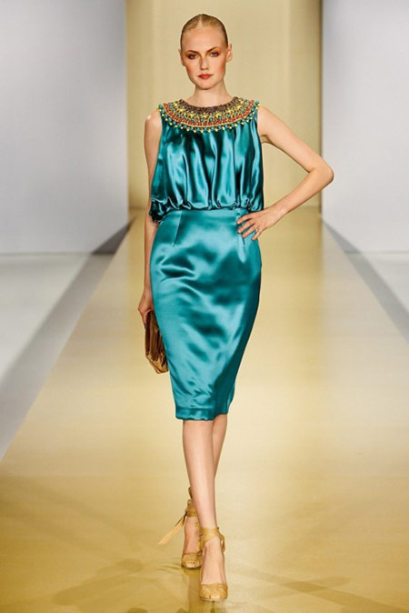 Escada Turquoise Dress