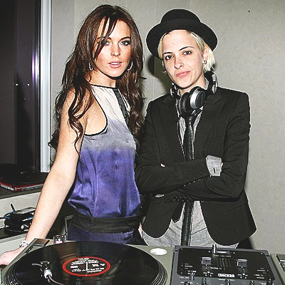 Lindsay Lohan and Samantha Ronson