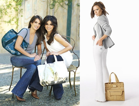 Penelope and Monica Cruz  and Victoria Beckham