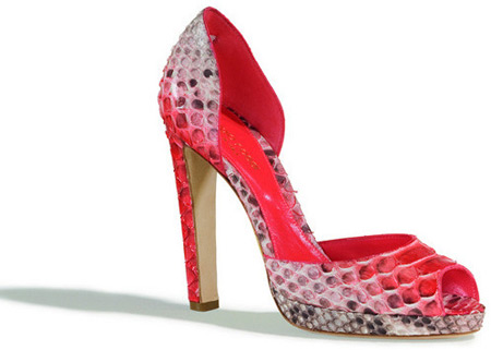 Sergio Rossi Python Skin Shoes