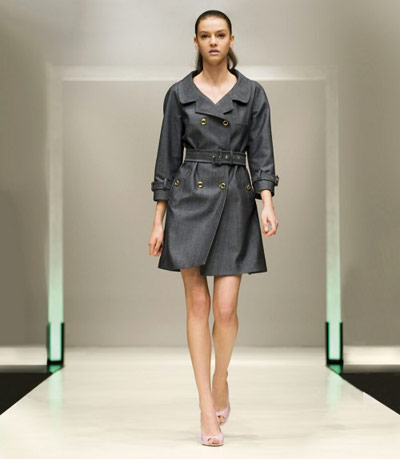 Benetton Dark Grey Coat