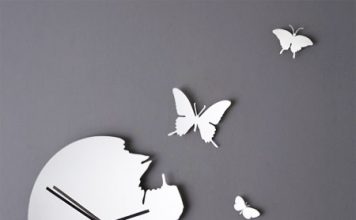 Butterfly Clocks Designed by Susanne Philippson