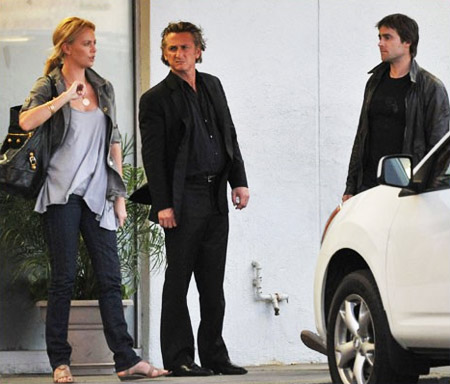 Charlize Theron, Sean Penn and Stuart Townsend