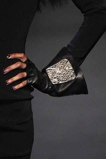 Karl Lagerfeld Leather Oversleeves