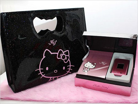 Pink Kitty Cell Phone