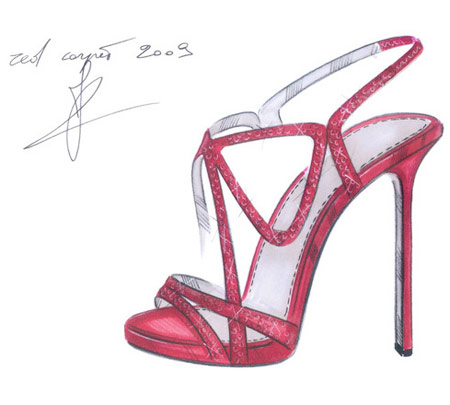 Sergio Rossi Cannes Festival 2009 Shoes Design