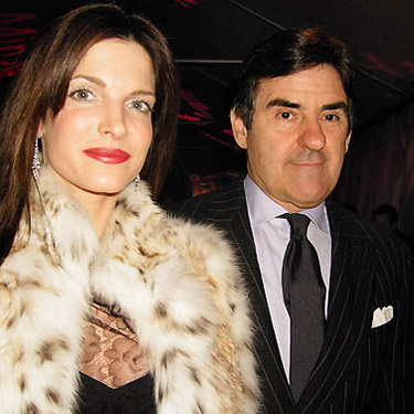 Stephanie Seymour and Peter Brant