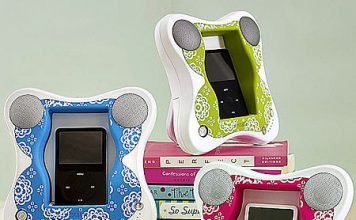 iPod or iPhone Speakers with Beautiful Butterflies