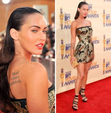 Megan Fox – Maxi Effect with a Mini Dress at the MTV Movie Awards