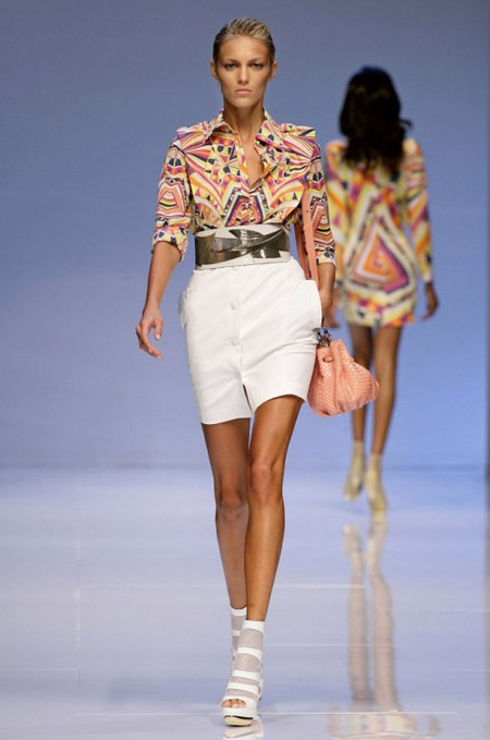 Pucci Shirt with Geometrical Prints