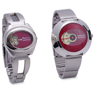 Retro-futuristic Tokyo-tech Style Wristwatch