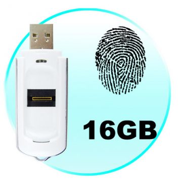 16GB USB Flash Drive with Fingerprint Reading Feature