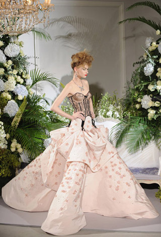 Dior Haute Couture Corset Gown