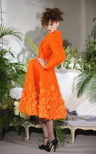 Dior Haute Couture Orange Coat