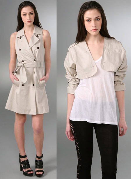 Dress and Jacket in Parchment Paper Color