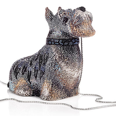 Judith Leiber Crystal Dog Handbag