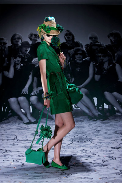 Lanvin Green Dress