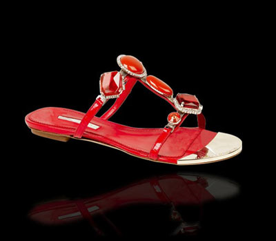 Marino Fabiani Red Flips-Flops