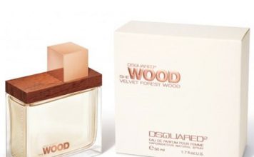 New Fragrance She Wood Velvet Forest Wood from Dsquared2