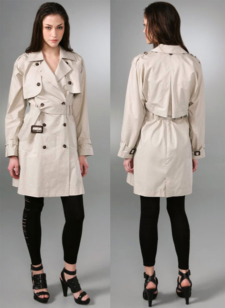 Trench Coat-Transformer in Parchment Paper Color