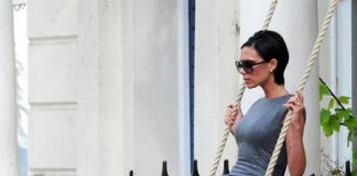 Victoria Beckham's Swinging Ad Shoot