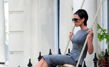 Victoria Beckham's Swinging Ad Shoot