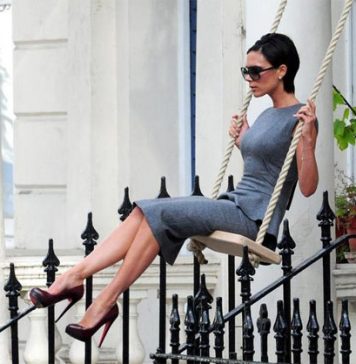 Victoria Beckham's Swinging Ad Shoot
