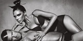 Beckham Couple in New Armani Underwear Ad