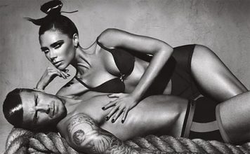 Beckham Couple in New Armani Underwear Ad