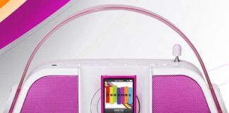 A Purse-Like Portable Boom Box Dock from iLive