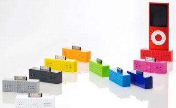 LEGO Block-Like iPod Speakers Called Soundblocks
