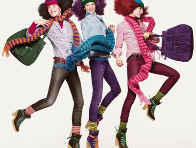 Benetton Bright Fall Fashion