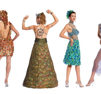 Dresses of Beads, Sequins and Crystals from Gail Be