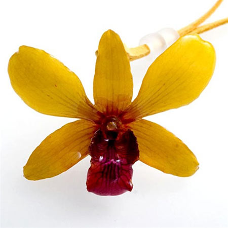 Hanami Yellow Flower Pendant