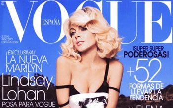 Lindsay Lohan Appears on August 2009 Vogue Espana Cover