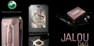 Sony Ericsson Releases a Dolce & Gabbana Jalou Mobile Phone