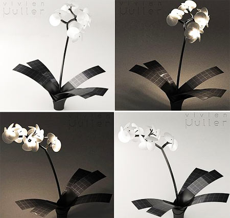 Stylish Orchid Lamp