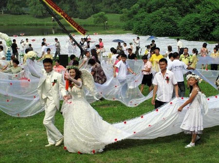 The Longest Wedding Gown