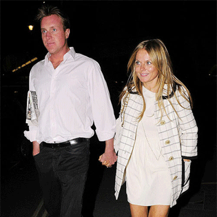 Geri Halliwell and Henry Beckwith