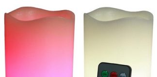 Romantic Mooncandles with Remote Control