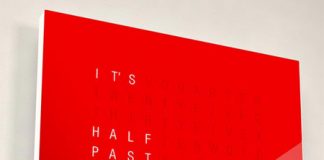 Qlocktwo Clock Really Tells Time