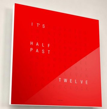 Qlocktwo Clock Really Tells Time