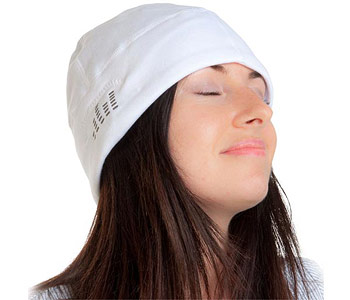 Woman Wearing iLogic Sound Hat 